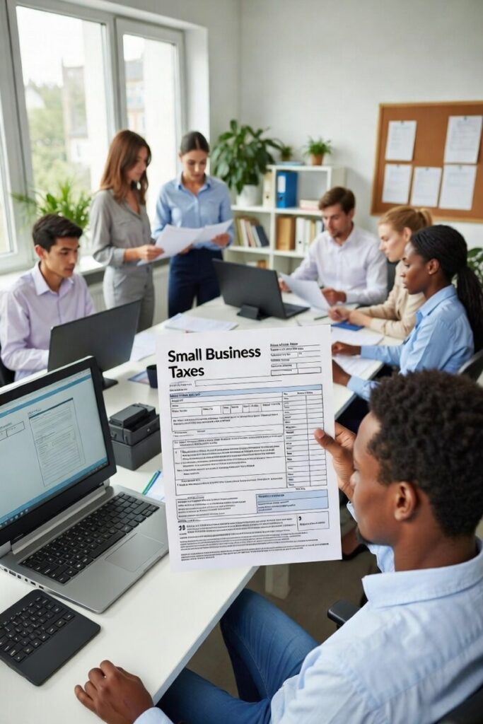 Image to illustrate Small Business Taxes