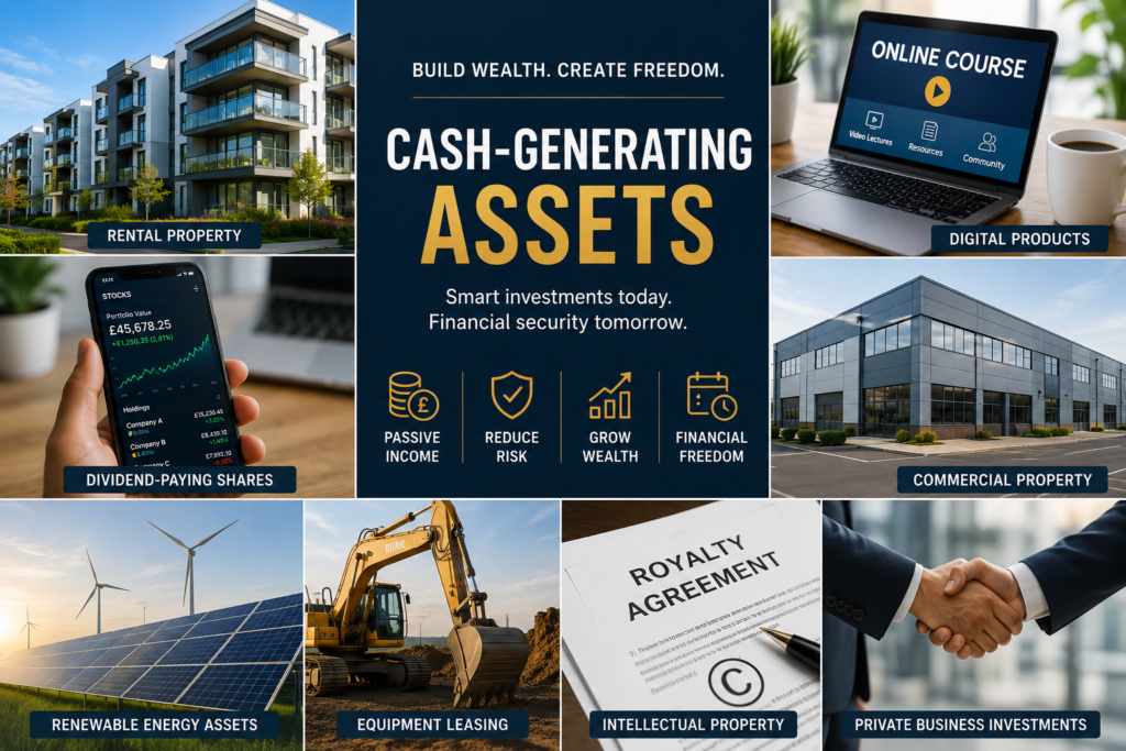 image illustrating cash generating assets