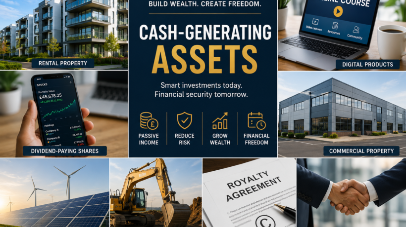 How Businesses Can Build Wealth by Investing in Cash-Generating Assets